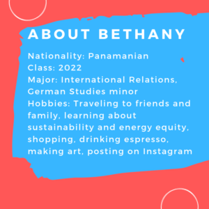 Introduction to Executive Board: PR Chair Bethany About Page